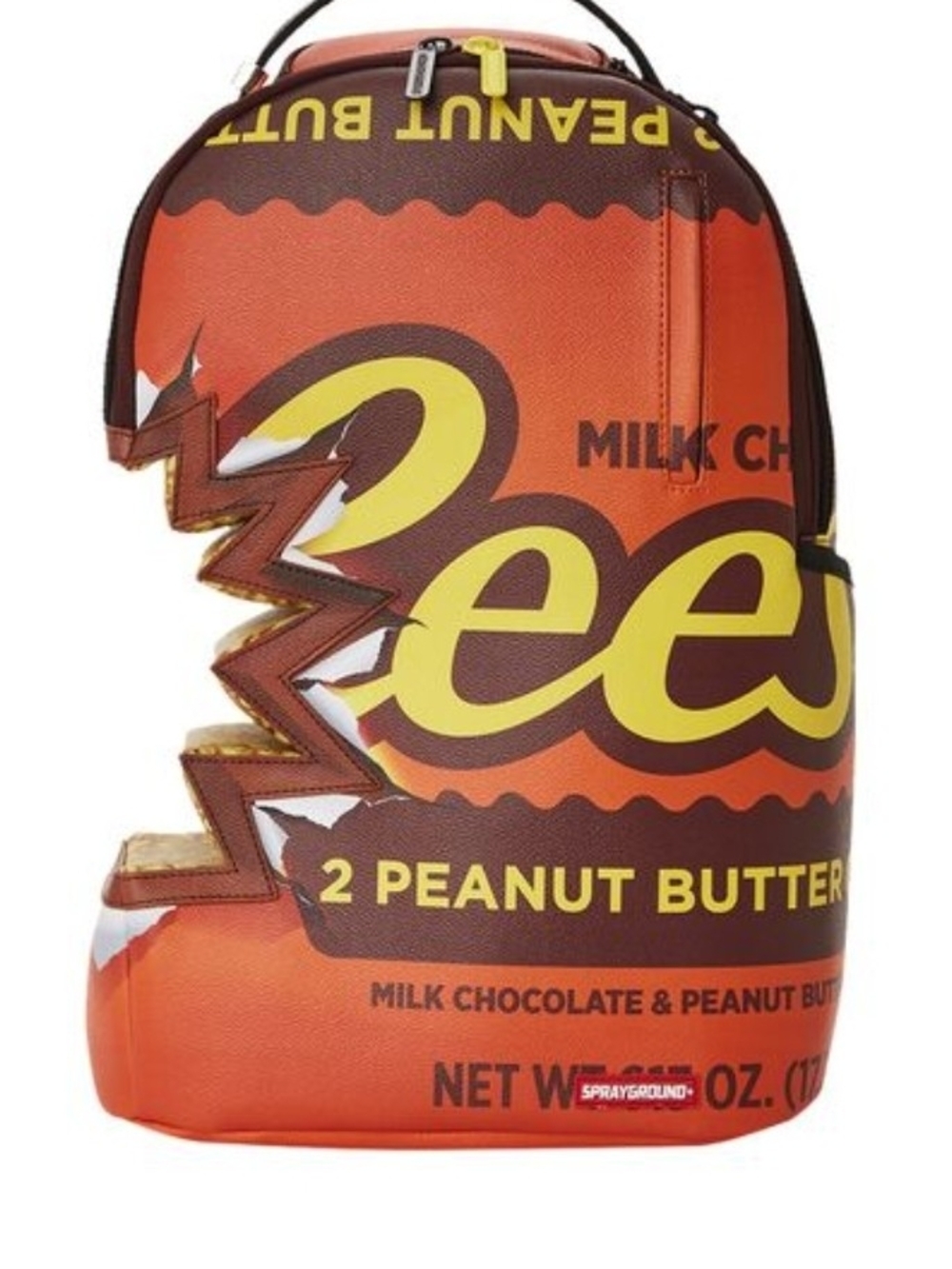 Sprayground Reese's Peanut Butter Cup Shark Bite Backpack